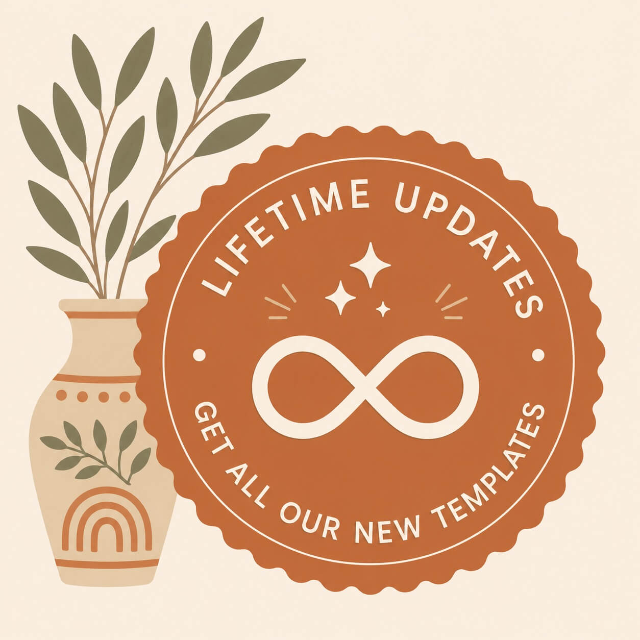 Lifetime Updates + New Templates Monthly