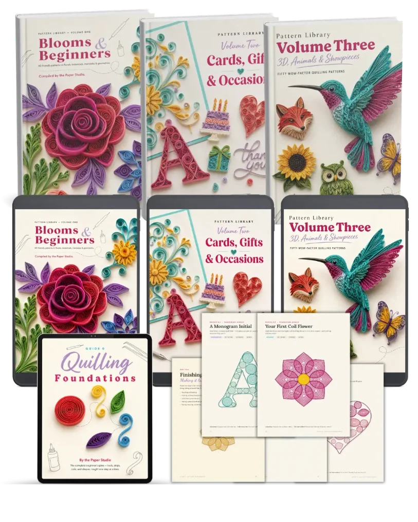 The Paper Quilling System — bundle mockup